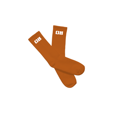 August08 Orange Socks
