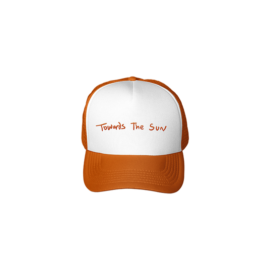 Towards The Sun Orange Trucker Hat